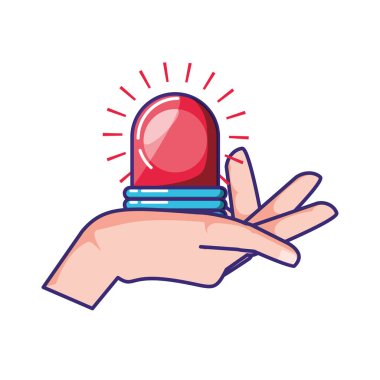 Acil alarm ışık simgesi