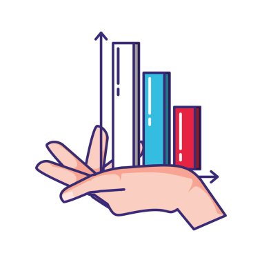 istatistik barlar izole simgesi
