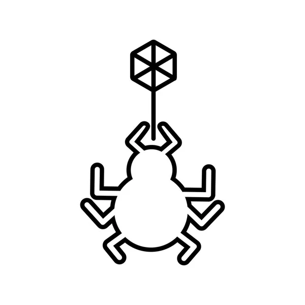 Bug dierlijke geïsoleerde pictogram — Stockvector