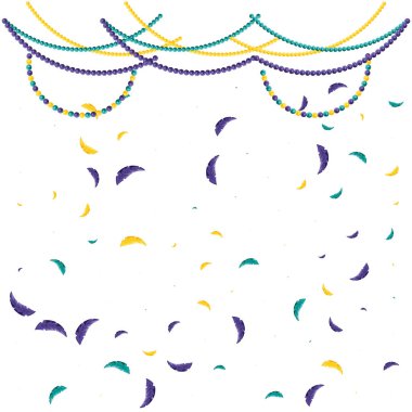 tüyler karnaval kutlama desen