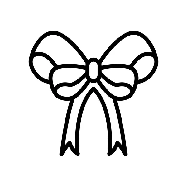 蝴蝶结带隔离图标 — 图库矢量图片