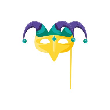 karnaval kutlama sopa maske soytarı