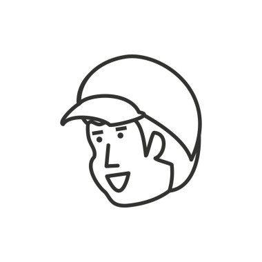 cap avatar karakter ile insan kafası