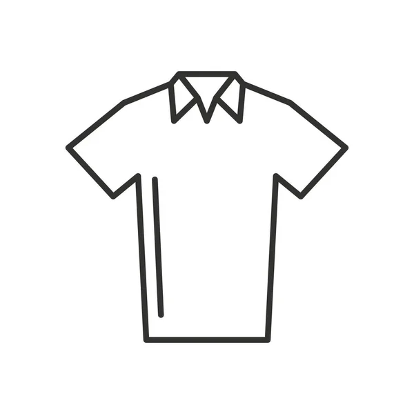 Egységes póló a Golf elszigetelt ikon — Stock Vector