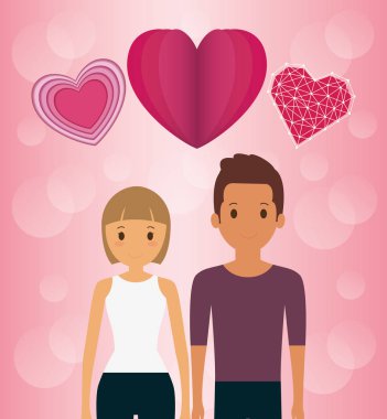 kalpleri yüzen ile aşık çift