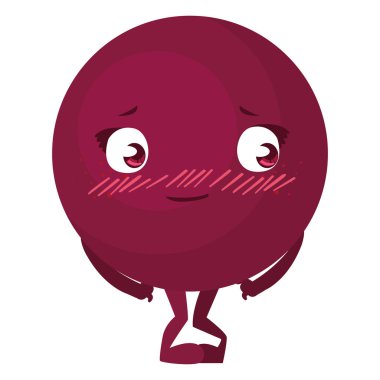 mutlu ifade kawaii karakter