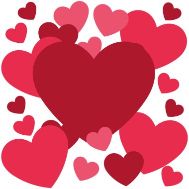 kalpleri sevgi Sevgililer kartı desen