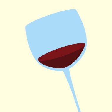 şarap fincan izole simgesi