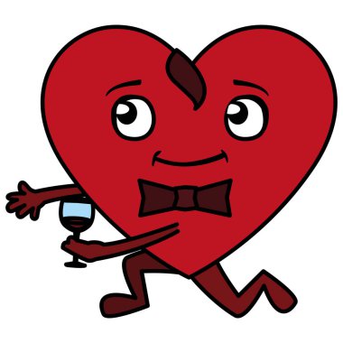 kalp papyon ifade karakteri ile