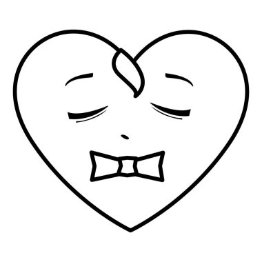 kalp papyon ifade karakteri ile