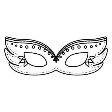 karnaval maskesi aksesuar simgesi