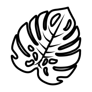 tropikal yaprak ekoloji simgesi