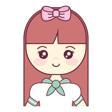 şirin ve küçük kız karakter