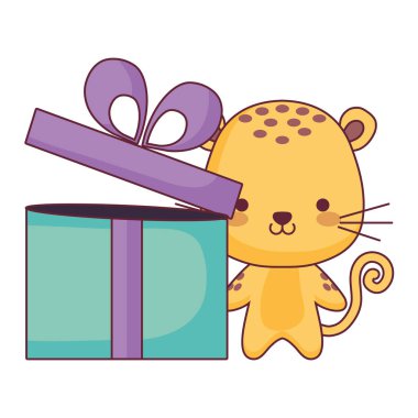 hediye ile şirin ve küçük kaplan