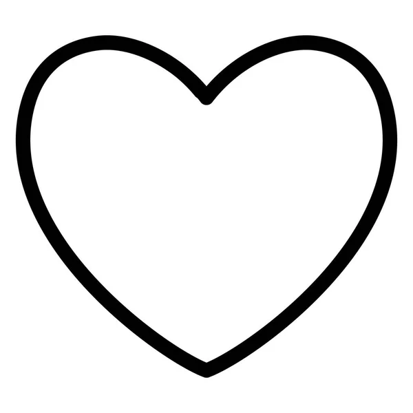Kalp aşk Sevgililer kartı — Stok Vektör