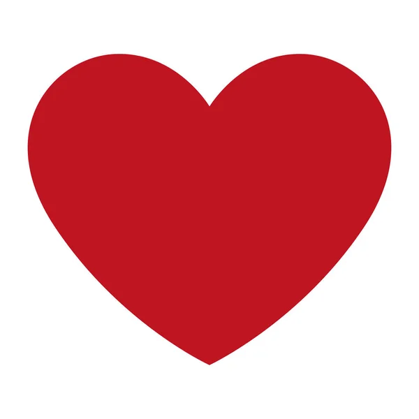 Tarjeta de San Valentín amor corazón — Vector de stock