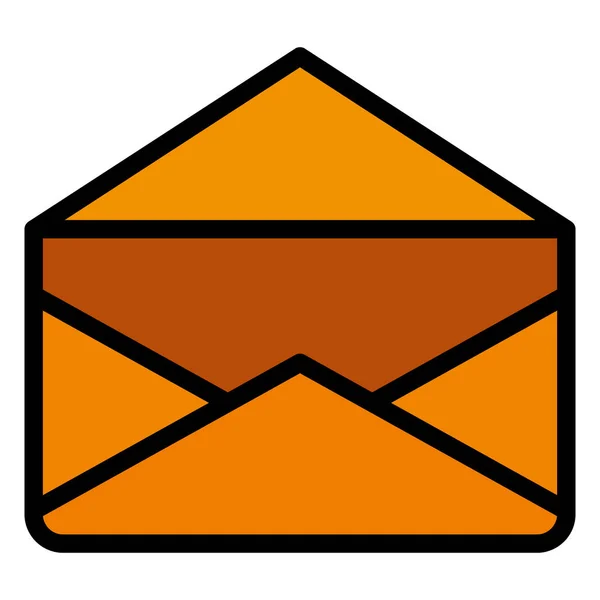 Enveloppe mail icône isolée — Image vectorielle