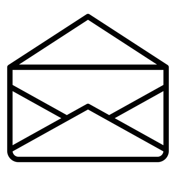 Enveloppe Mail Icône Isolée Vecteur Illustration Design — Image vectorielle