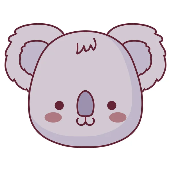 Cute and little koala character — Stock Vector