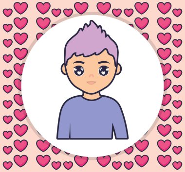 Genç çocuk genç karakter