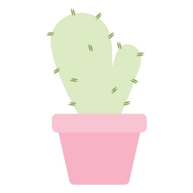 şirin kaktüs bitki simgesi