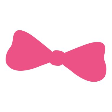 sevimli bowntie izole simgesi