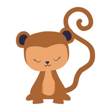 şirin ve küçük maymun karakter