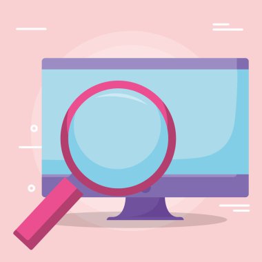 Bilgisayar ve Büyüteç Camı tasarım