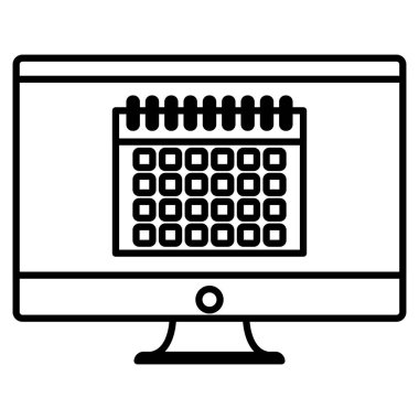 Bilgisayar ve takvim tasarımı