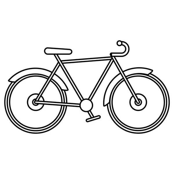 Diseño clásico de bicicleta — Vector de stock