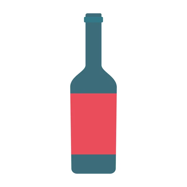 Ikona láhve vína — Stockový vektor