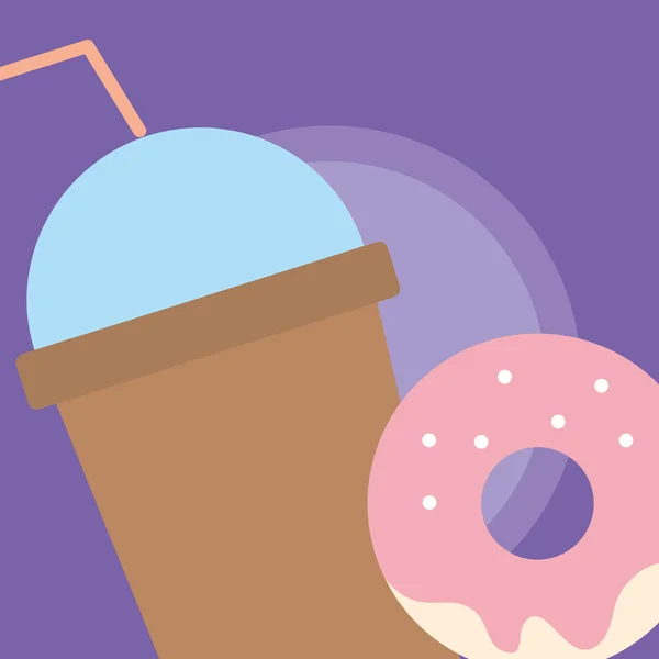 Sweet Donut Design — Stockvektor