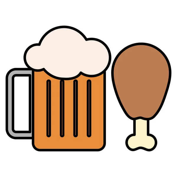 Ikona słoika piwa — Wektor stockowy