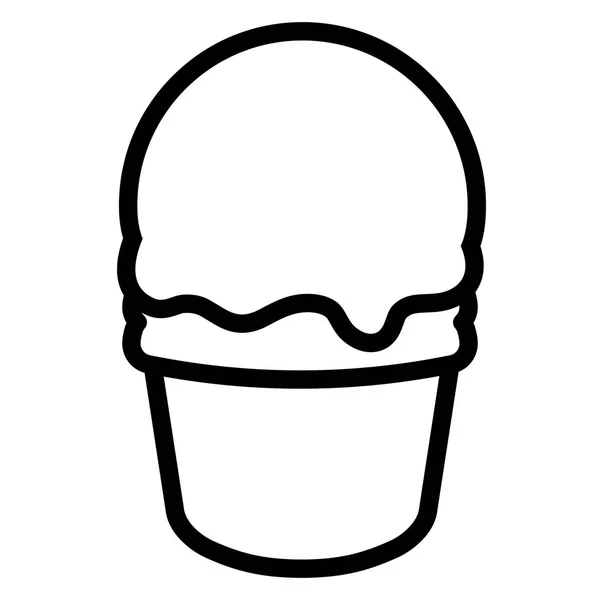 Diseño de helado — Vector de stock