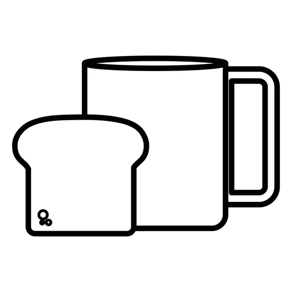 Koffie mok ontwerp — Stockvector