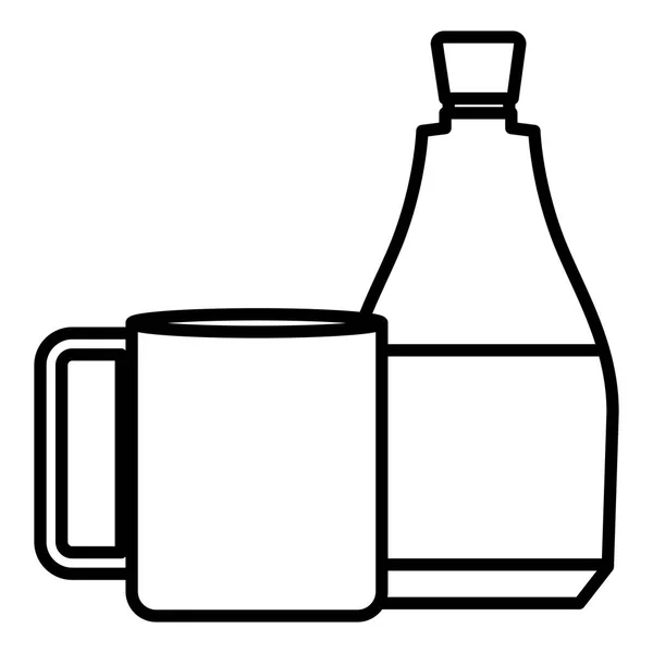 Kaffeebecher-Design — Stockvektor