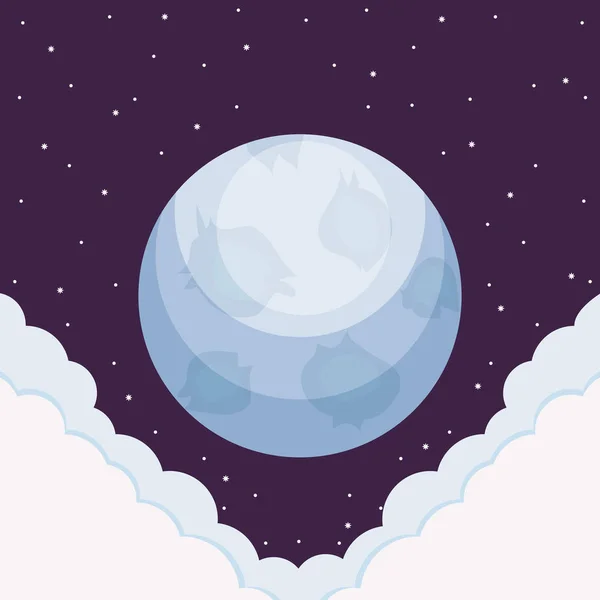 Space planets design — Stock Vector