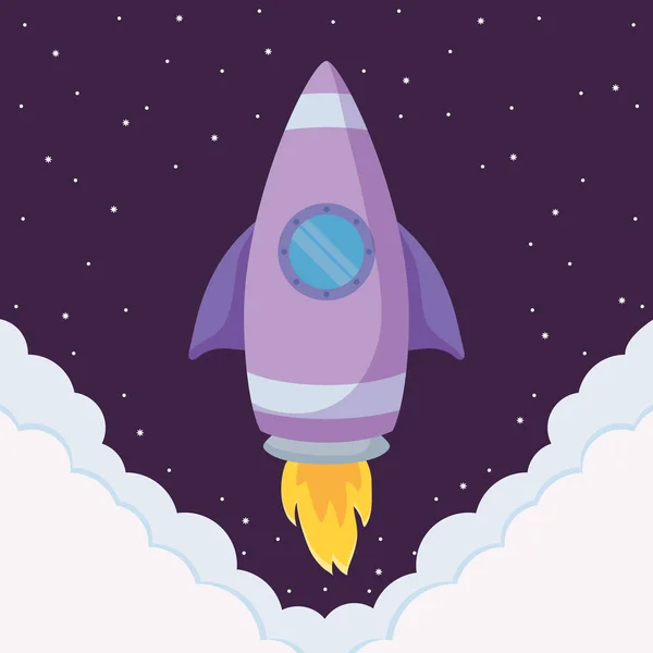 Rocket space-ontwerp — Stockvector