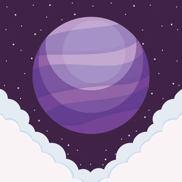 Space planets design — Stock Vector