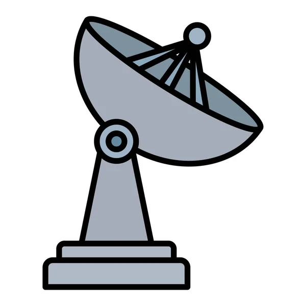 Icono de antena satelital — Vector de stock