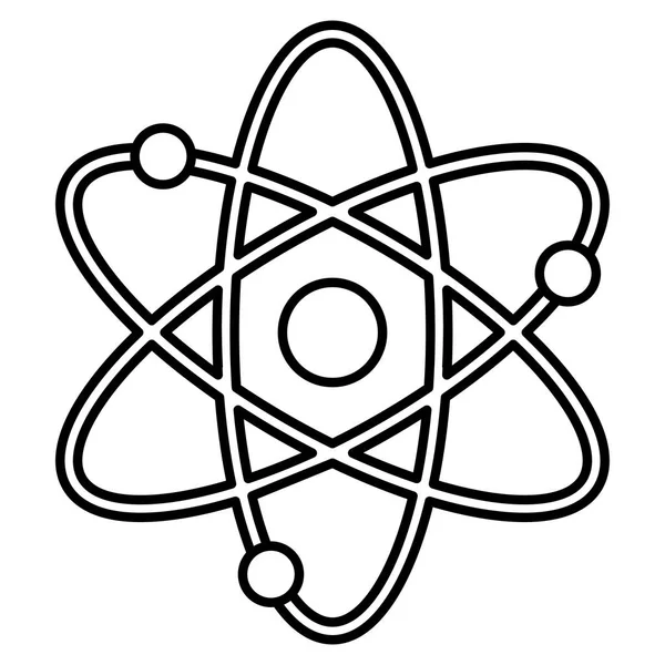 Atome icône image — Image vectorielle