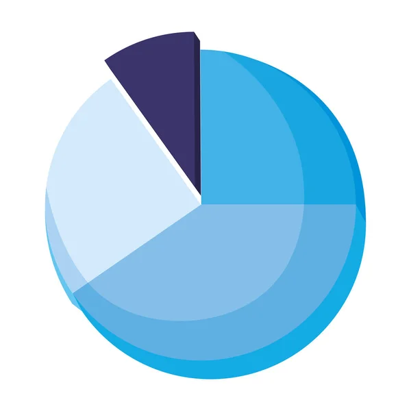 Kuchendiagramm-Design — Stockvektor