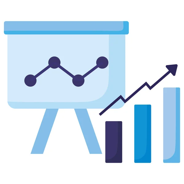 Balkendiagramm-Design — Stockvektor