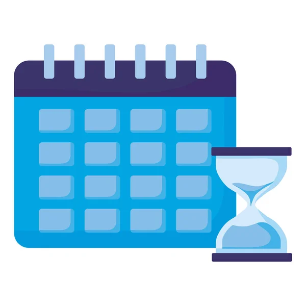 Kalender planerare design — Stock vektor