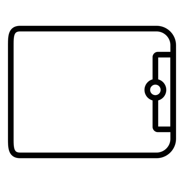 Portemonnee pictogram afbeelding — Stockvector