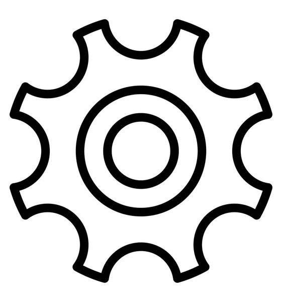 기어 바퀴 설계 — 스톡 벡터