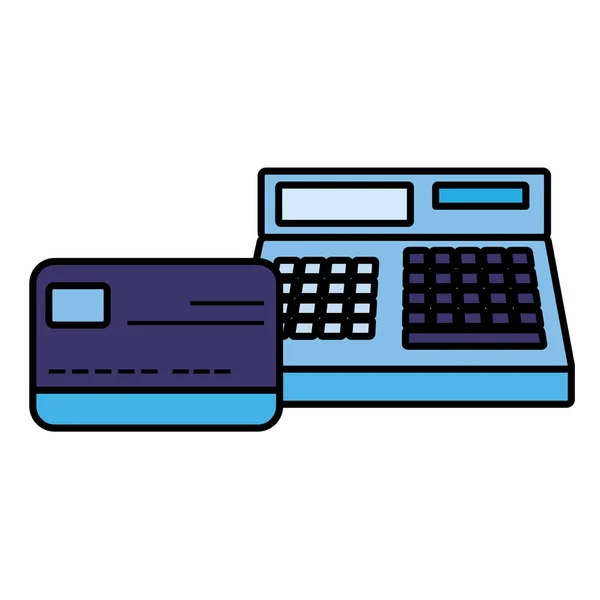 Cash register design — Stock Vector