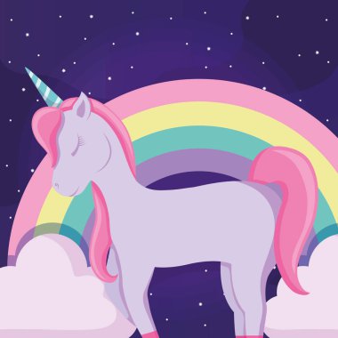 Gökkuşağı ve tek boynuzlu at Tasarım