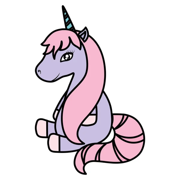 Cute unicorn design — Stock Vector