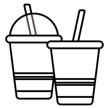 saman ile plastik bardak